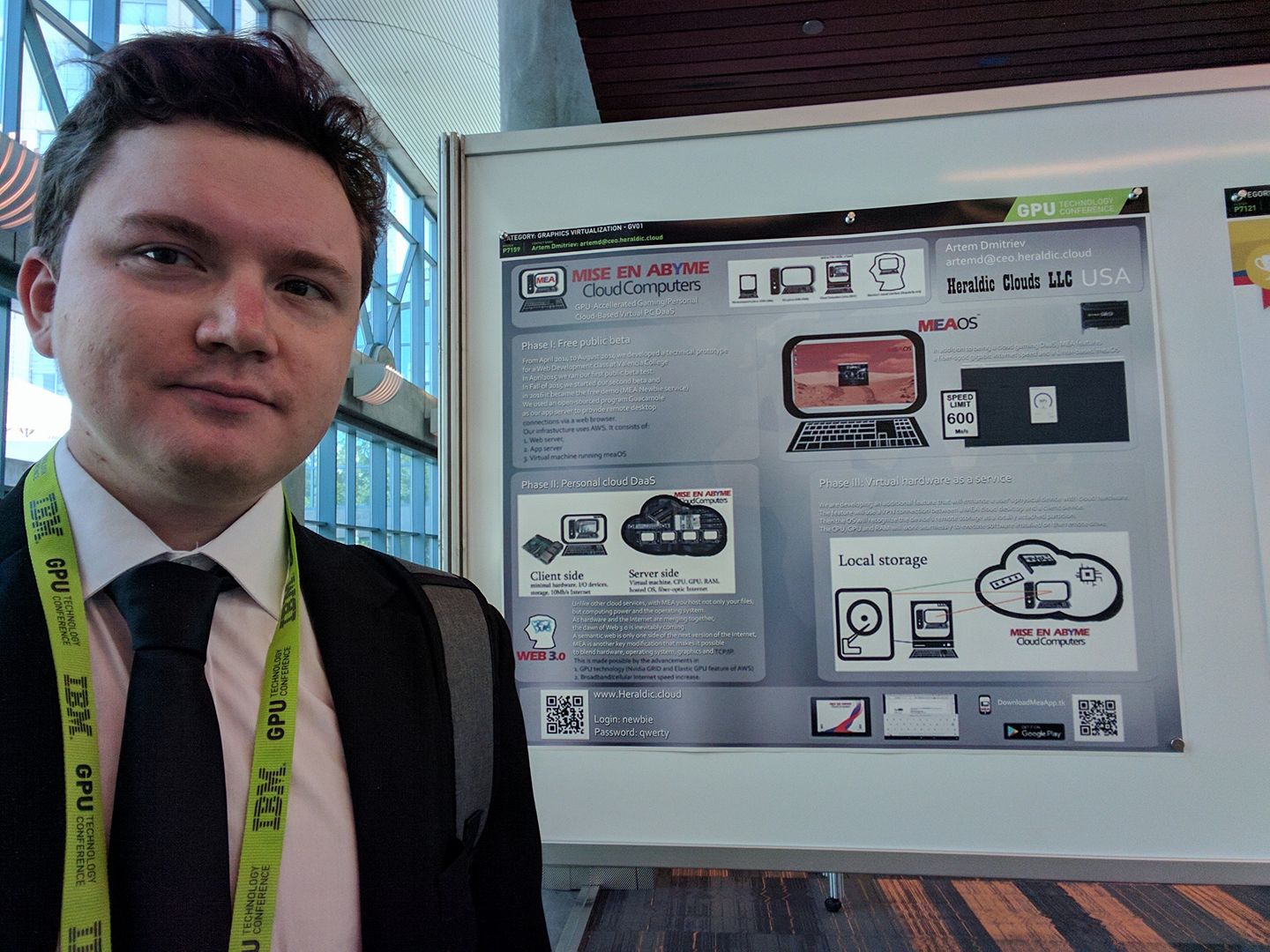 Artem D. at NVIDIA GTC 2017